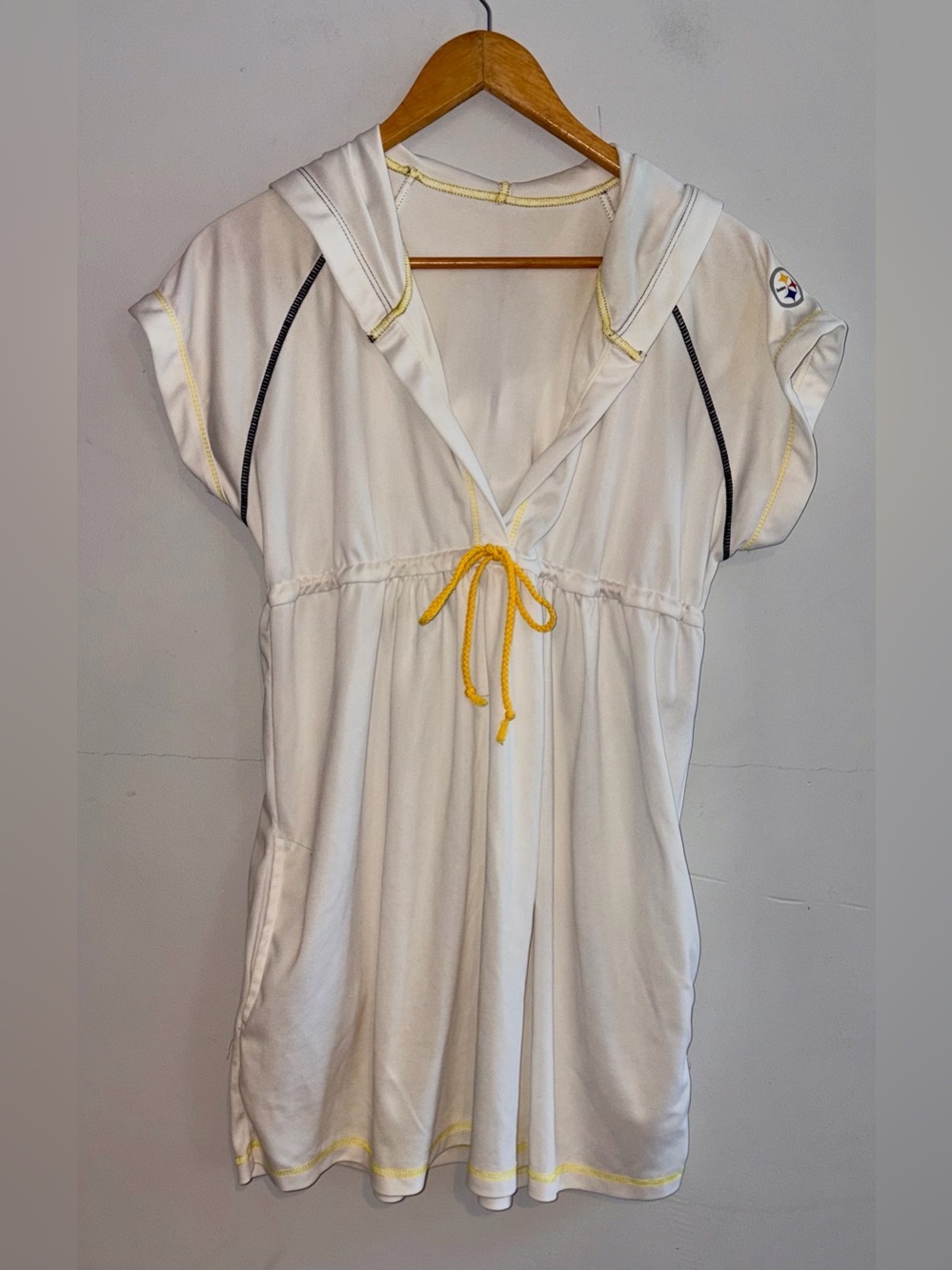 NFL Steelers Hooded Dress sz S 💛🖤💛🖤